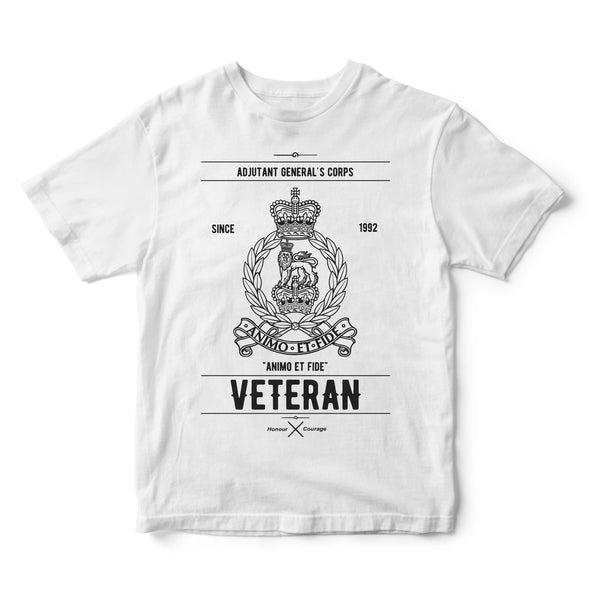 P.I.G Adjutant General's Corps Veteran *076* T-shirt