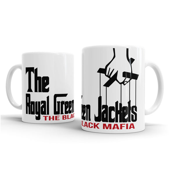 Design For God Father Fans - Royal Green Jacket Black Mafia Mug