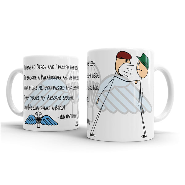 Airborne Forces Brothers - Depot & Passed the Test - Wings Mug