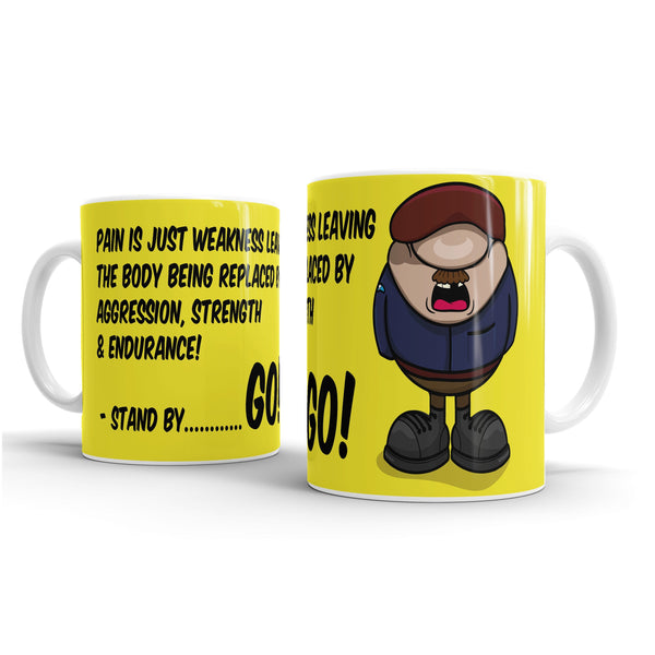 Pain is Weakness leaving the body! - Airborne PTI Mug