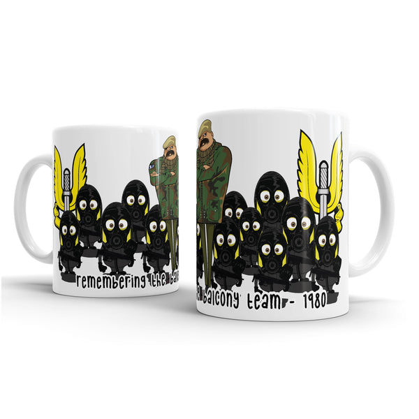 Design for Minion fans SAS Remembering the Balcony Team 1980 Mug