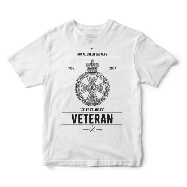 P.I.G Royal Green Jackets Veteran *044* T-shirt